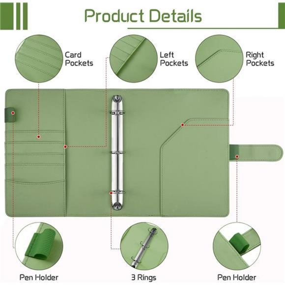 100 Envelopes Money Saving Challenge Binder with Reusable Laminated Tracker - Picture 4 of 7